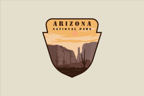 Arizona Emblem Logo Vector Design Graphics and Logos