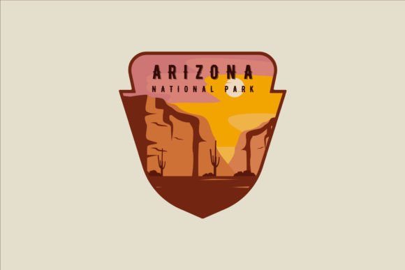 Arizona Emblem Logo Vector Illustration Graphics and Logos