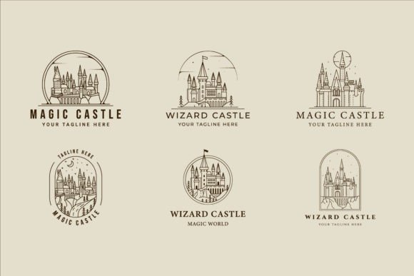 Castle Architecture Logo Vector Review
