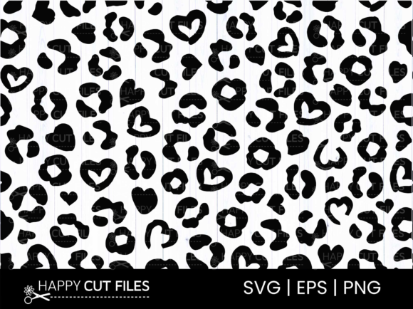 Cheetah Heart Print Pattern Svg Graphics and Patterns Review