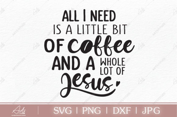 CHRISTIAN JESUS COFFEE SVG PNG DXF Graphics and Crafts Review