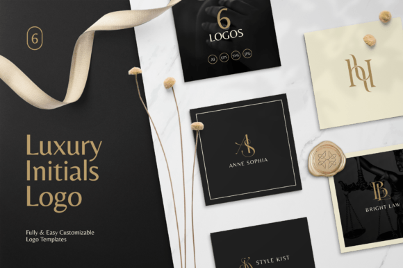 Initials Logo - Luxury Initials Logos for Graphics and Logos