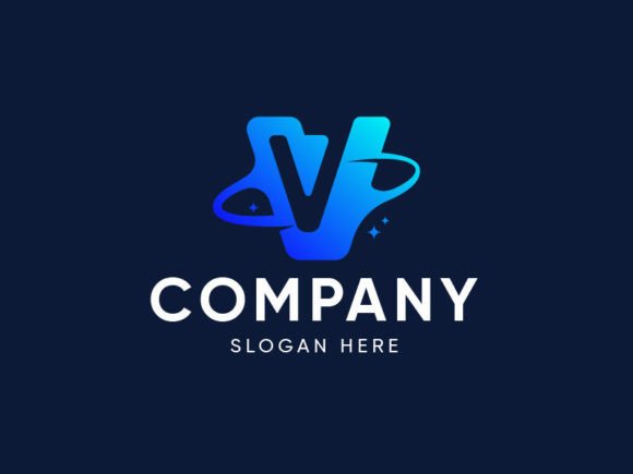 Planet Letter V Logo Templates: Graphics and Logos for Modern Publishing